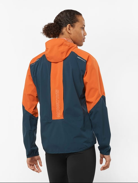 BONATTI TRAIL Men's Shell Jacket BURNT OCHRE / CARBON