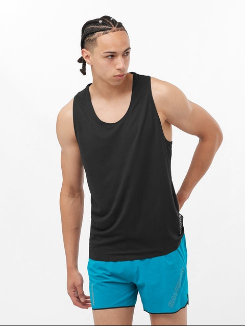 SENSE AERO Men's Tank DEEP BLACK