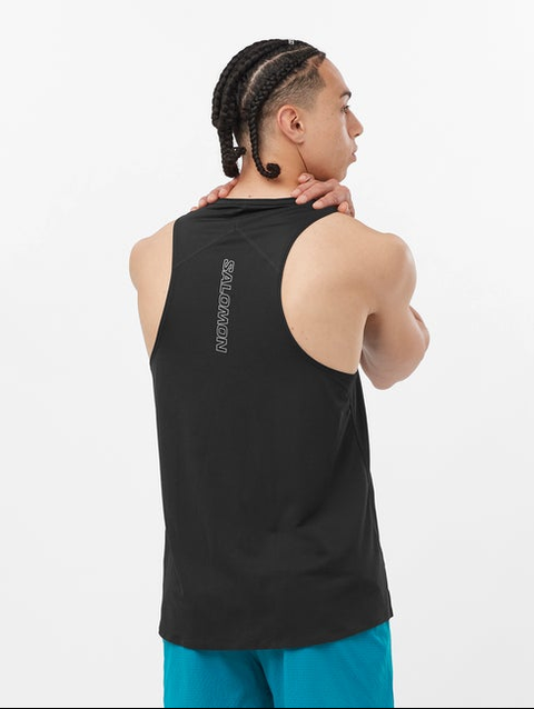 SENSE AERO Men's Tank DEEP BLACK