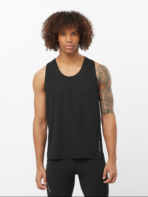 SENSE AERO Men's Tank DEEP BLACK