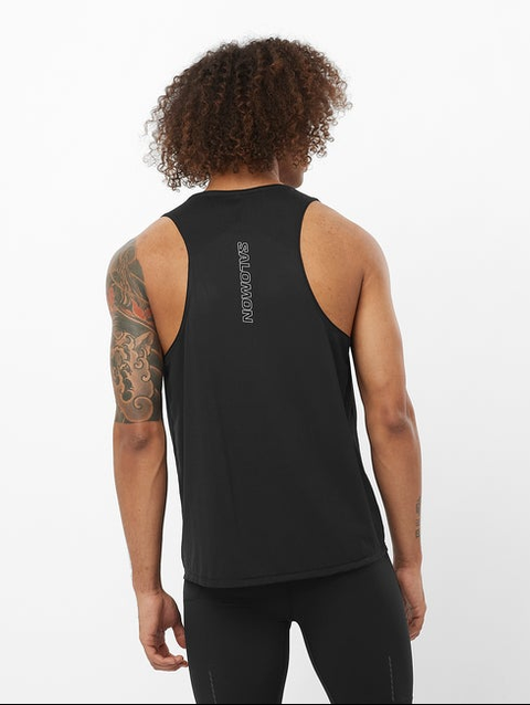 SENSE AERO Men's Tank DEEP BLACK