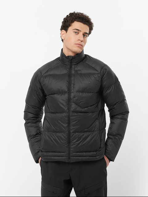 OUTLINE DOWN Men's Down Jacket DEEP BLACK