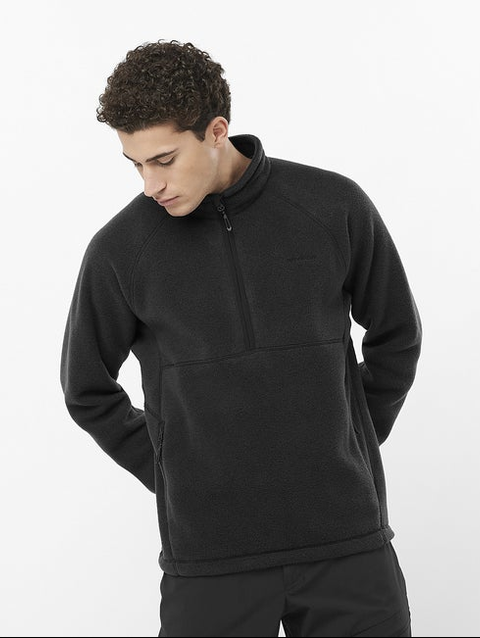 CHROMA Men's Half Zip Midlayer DEEP BLACK