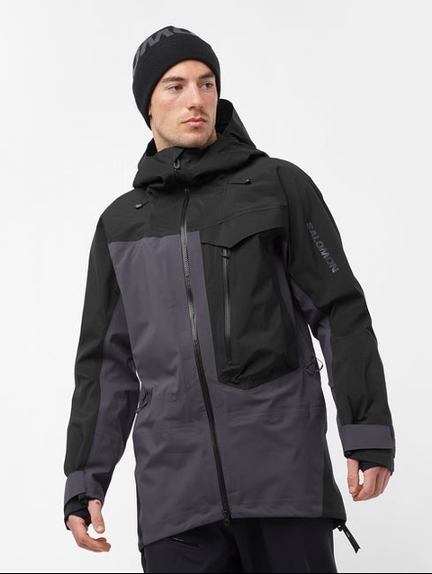 MOON PATROL GORE-TEX Men's Shell Jacket DEEP BLACK / PERISCOPE