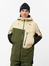 MOON PATROL GORE-TEX Men's Shell Jacket WHITE PEPPER / Grape Leaf / DEEP BLACK