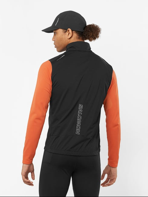 LIGHT SHELL Men's Wind Vest DEEP BLACK