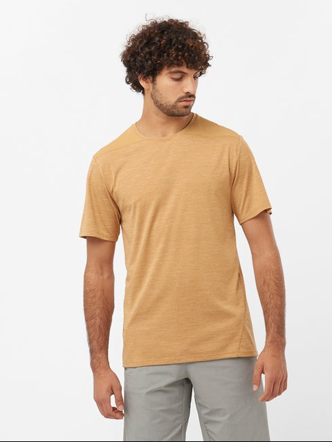 OUTLINE Men's Short Sleeve T-Shirt APPLE CINNAMON