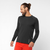 SENSE AERO SEAMLESS Men's Long Sleeve T-Shirt DEEP BLACK