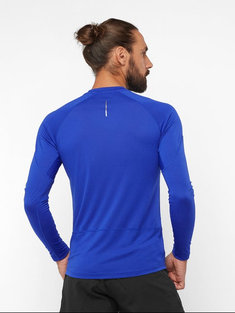 CROSS RUN Men's Long Sleeve T-Shirt Surf The Web