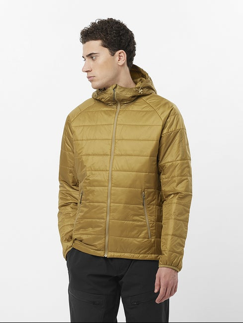 OUTLINE Men's Insulated Hooded Jacket ANTIQUE BRONZE