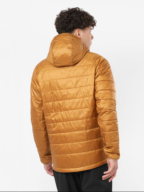 OUTLINE Men's Insulated Hooded Jacket Rubber