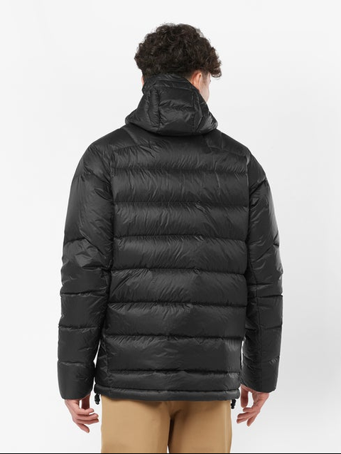 ELIXIR ULTRA DOWN Men's Hooded Down Jacket DEEP BLACK