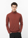 ESSENTIAL LIGHTWARM Men's Half Zip Midlayer RUM RAISIN