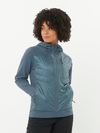 ELIXIR HYBRID Women's Insulated Hooded Jacket Midnight Navy