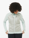 ELIXIR HYBRID Women's Insulated Hooded Jacket MISTY BLUE