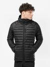 ELIXIR MICRO DOWN Men's Hooded Down Jacket DEEP BLACK