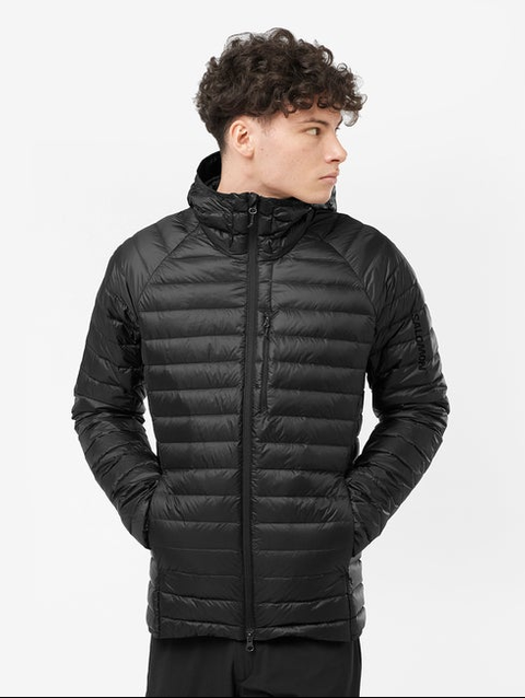 ELIXIR MICRO DOWN Men's Hooded Down Jacket DEEP BLACK