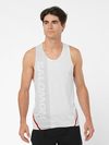 S/LAB SPEED Men's Tank WHITE / DEEP BLACK