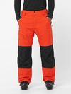 TRANSFER PUFF Men’s Ski Pants CHERRY TOMATO / DEEP BLACK