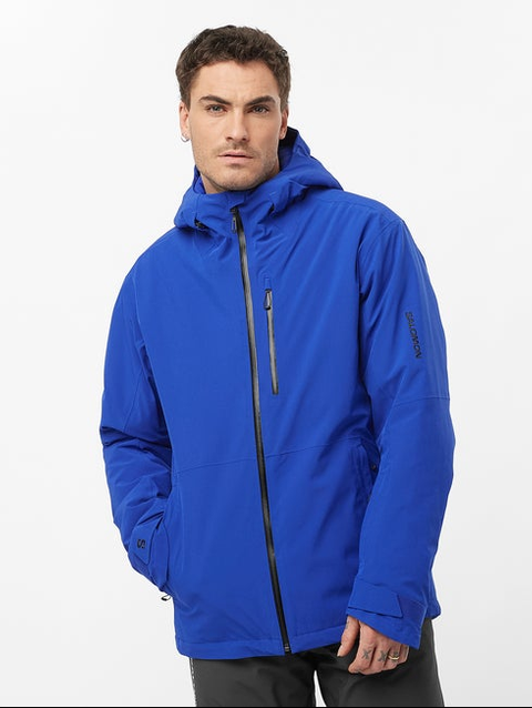 HIGHLAND Men's Insulated Hooded Jacket Surf The Web