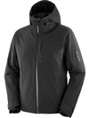 HIGHLAND Men's Insulated Hooded Jacket DEEP BLACK