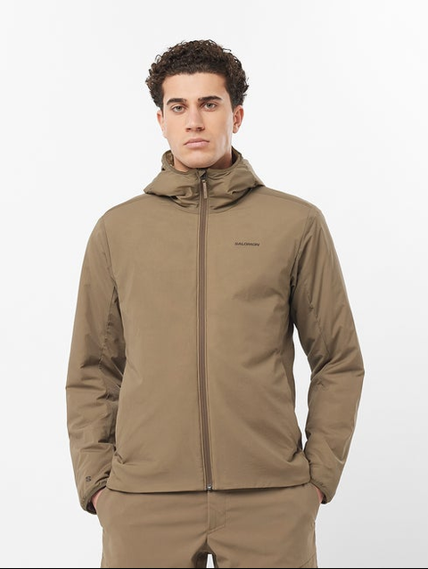 MOUNTAIN FLEX Men's Insulated Hooded Jacket SHITAKE