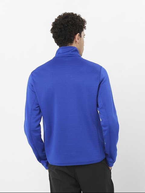 OUTLINE WARM Men's Half Zip Midlayer Surf The Web