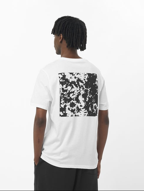 SNOW INSPIRED DROPPIN Men's Short Sleeve T-Shirt WHITE