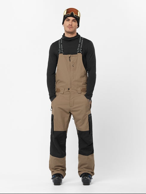 TRANSFER Men’s Ski Pants SHITAKE / DEEP BLACK