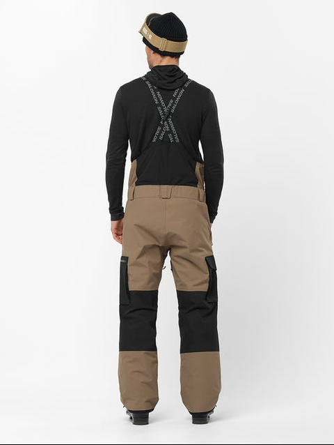 TRANSFER Men’s Ski Pants SHITAKE / DEEP BLACK