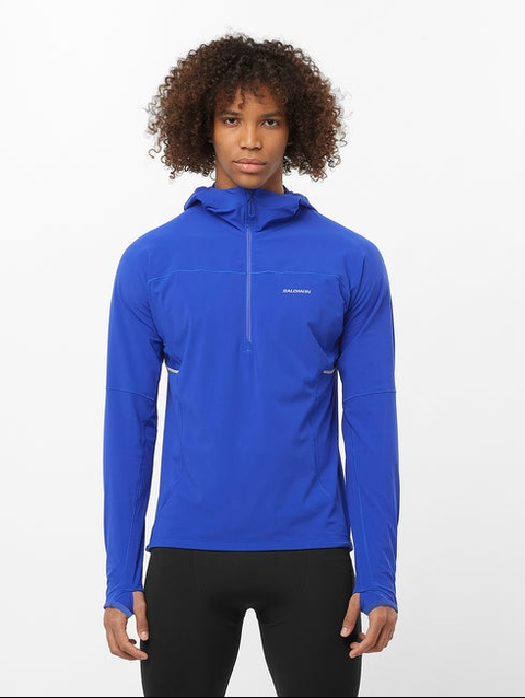 SENSE AERO HYBRID Men's Midlayer Jacket with hood Surf The Web