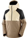 TRANSFER ANORAK Men's Anorak WHITE PEPPER / DEEP BLACK / SHITAKE