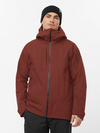 TRANSFER PUFF Men's Insulated Hooded Jacket RUM RAISIN