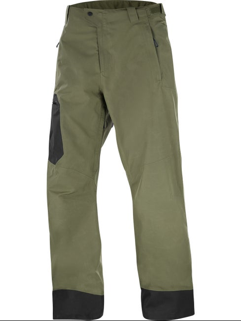 CHARGER GORE-TEX 2L Men’s Shell Pants Grape Leaf / DEEP BLACK