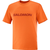 SALOMON LOGO PERFORMANCE Men's Short Sleeve T-Shirt BURNT OCHRE