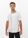 S/LAB SPEED Men's Short Sleeve T-Shirt WHITE / DEEP BLACK