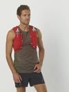 ADV SKIN 5 Unisex Running Vest with flasks included GOJI BERRY / EBONY