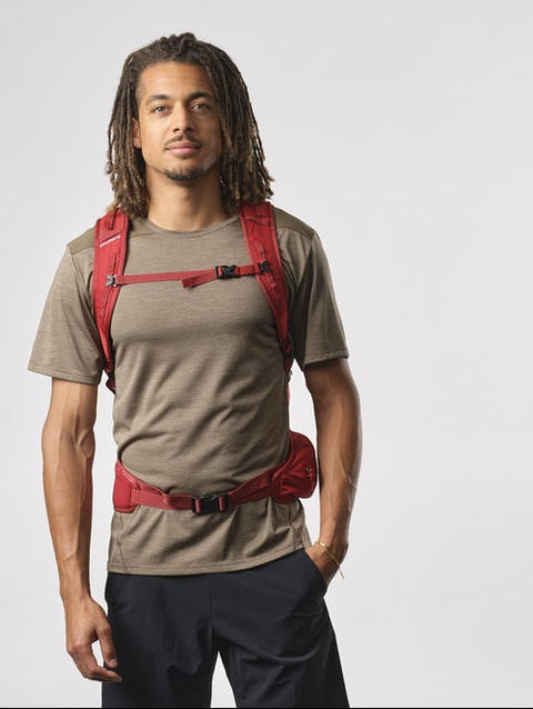 TRAILBLAZER 30 Unisex Hiking Bag RED DAHLIA / HIGH RISK RED