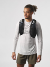 ACTIVE SKIN 4 Unisex Running Vest with flasks included BLACK / METAL