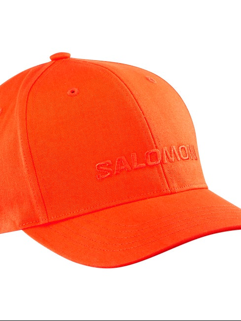 SALOMON LOGO Unisex Cap CHERRY TOMATO