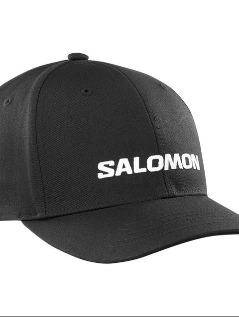 SALOMON LOGO Unisex Cap DEEP BLACK