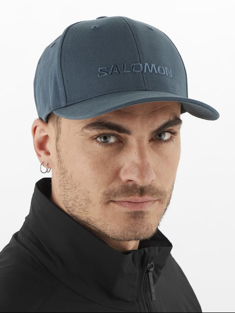 SALOMON LOGO Unisex Cap Midnight Navy