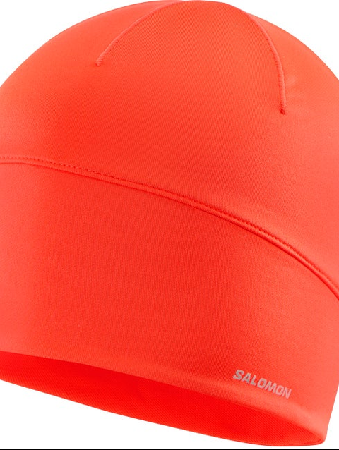 ACTIVE Men's Beanie CHERRY TOMATO / Reflective Silver