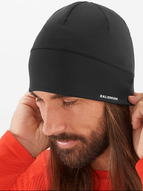 ACTIVE Men's Beanie DEEP BLACK / Reflective Silver