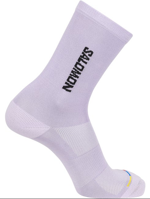 365 CREW Unisex Socks ORCHID PETAL / BLACK