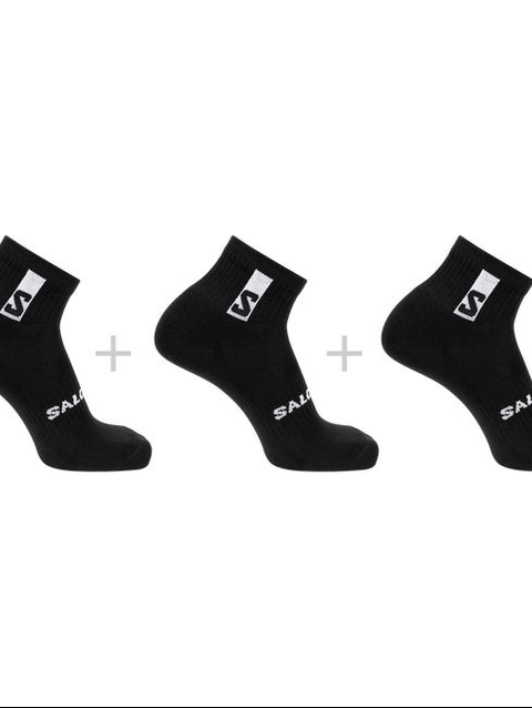 EVERYDAY ANKLE 3-PACK Unisex Socks BLACK