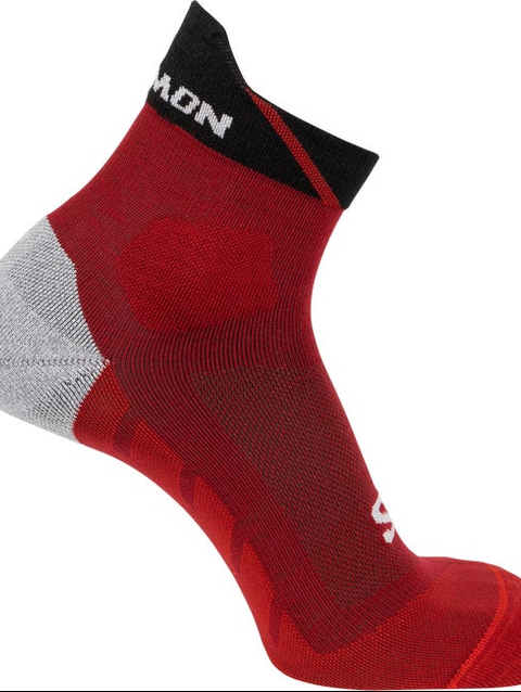 SPEEDCROSS ANKLE Unisex Socks RED DAHLIA / BLACK / Poppy Red-X