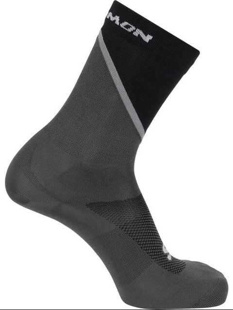 PULSE CREW Unisex Socks BLACK / Monument / Magnet