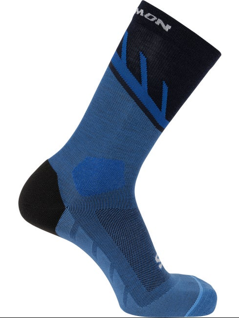 SPEEDCROSS CREW Unisex Socks FRENCH BLUE / CARBON / IBIZA BLUE