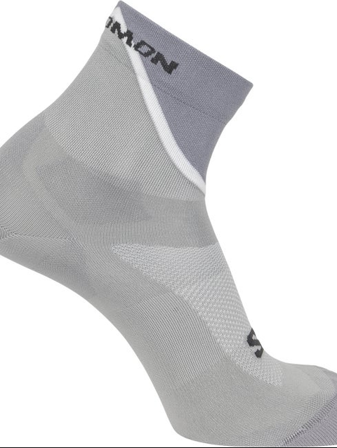 PULSE ANKLE Unisex Socks Shark Skin / Glacier Gray / WHITE